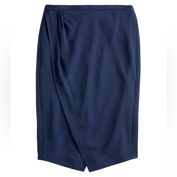 NWT J. Crew 365 Asymmetrical Pencil Skirt in Japanese Weave - Picture 1 of 13